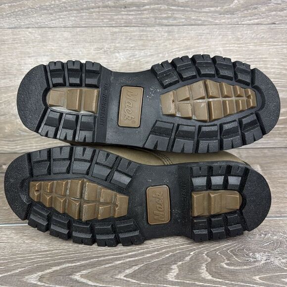 Mack Soft Toe #739720 3M Thinsulate Warm Men’s Sz 10 Leather Lace Up Work Boots - Picture 8 of 13